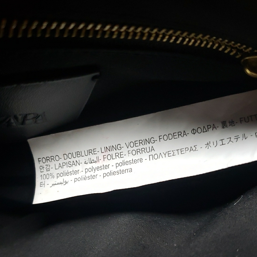 Zara | Canvas Crossbody Saddle Bag - Picture 3 of 9